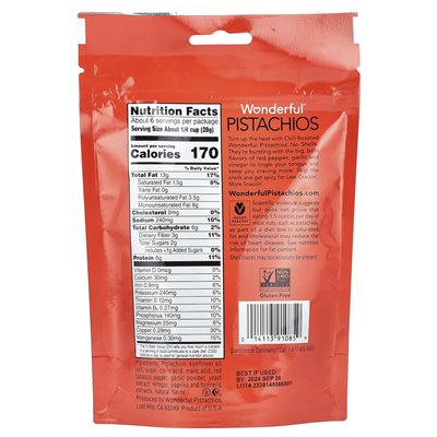Miracle Pistachios, geröstete Chili, geschält, 5,5 oz (155 g)
