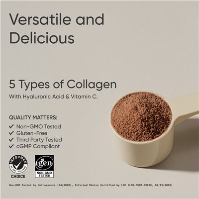 Sports Research, Multi Collagen, czekolada, 1,06 funta (480 g) Sports Research, Multi Collagen, czekolada, 1,06 funta (480 g)