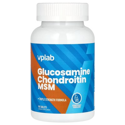 VPLAB, glukozamina chondroitin MSM, 90 tabletek VPLAB, glukozamina chondroitin MSM, 90 tabletek