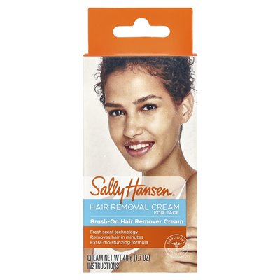 Sally Hansen, krem ​​do zmywacza do włosów na twarz, 1,7 uncji (48 g)
