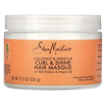 SheaMoisture, Odżywka do Włosów Curl & Shine, Kokos & Hibiskus, 11,5 uncji (326 g) SheaMoisture, Odżywka do Włosów Curl & Shine, Kokos & Hibiskus, 11,5 uncji (326 g)