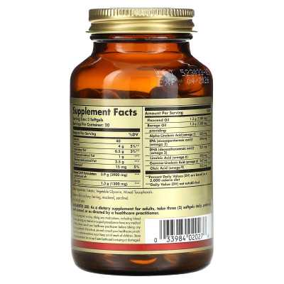 Solgar, Omega 3-6-9, 1,300 mg, 60 Softgels Solgar, Omega 3-6-9, 1,300 mg, 60 Softgels
