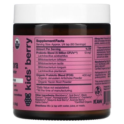 Sunbiotics, Dla Dzieci! Przyjazna Flora, Probiotyk & Prebiotyk, Jagodowy, 5 Miliardów, 56 g Sunbiotics, Dla Dzieci! Przyjazna Flora, Probiotyk & Prebiotyk, Jagodowy, 5 Miliardów, 56 g