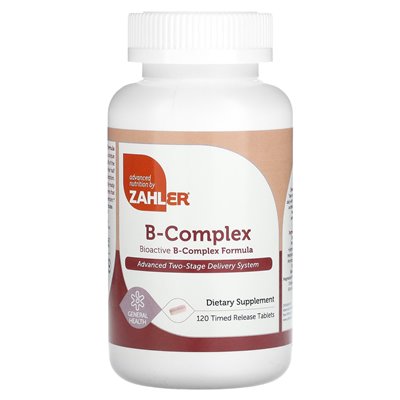 Zahler, bioaktywne B-Complex, 120 tabletek zwolnienia czasowego