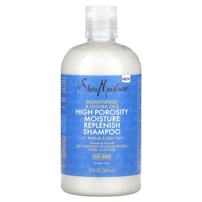 SheaMoisture, Wysoce Odżywczy Szampon Do Uzupełniania Nawilżenia, Oleje Mongongo & Jojoba, 13 uncji (384 ml) SheaMoisture, Wysoce Odżywczy Szampon Do Uzupełniania Nawilżenia, Oleje Mongongo & Jojoba, 13 uncji (384 ml)