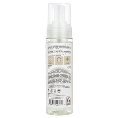 Sheamoisture, codzienne pieniący się umywanie twarzy, 100% dziewicy olej kokosowy, 7,5 fl oz (222 ml)