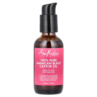 SheaMoisture, 100% Czysty Jamajski Czarny Olej Rokitnikowy, 1.6 uncji (47 ml) SheaMoisture, 100% Czysty Jamajski Czarny Olej Rokitnikowy, 1.6 uncji (47 ml)