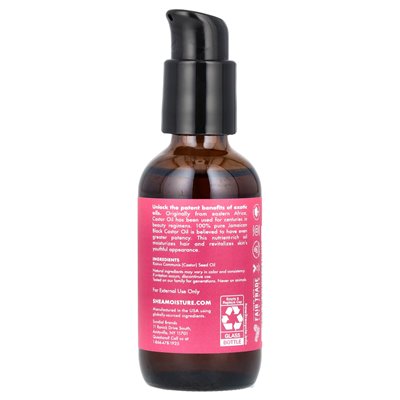 SheaMoisture, 100% Czysty Jamajski Czarny Olej Rokitnikowy, 1.6 uncji (47 ml) SheaMoisture, 100% Czysty Jamajski Czarny Olej Rokitnikowy, 1.6 uncji (47 ml)