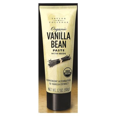Taylor & Colledge, Organic Vanilla Bean Paste with Seeds, 1.7 oz (50 g)