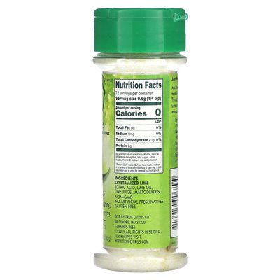 Real Citrus, Echte Limette, kandierte Limette, 2,29 oz (65 g)