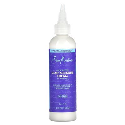 Sheamoisture, krem ​​do wilgoci skóry głowy, masło aloesowe, 4 flory (118 ml)