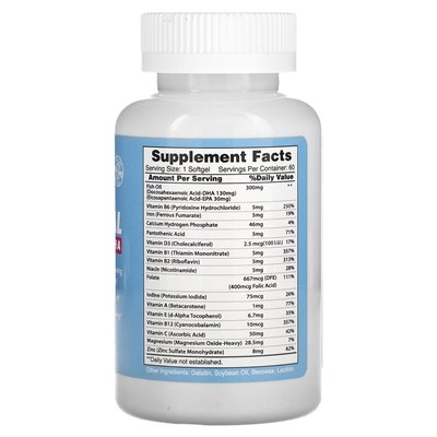 Tea Secrets, Vidalocity, Prenatal Vitamin with DHA, 60 Soft