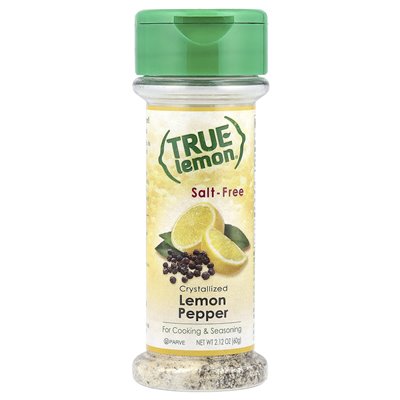 True Citrus, True Lemon®, krystalizowana pieprz cytrynowa, 2,12 uncji (60 g) True Citrus, True Lemon®, krystalizowana pieprz cytrynowa, 2,12 uncji (60 g)