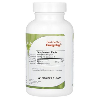 Zahler, magnez, 200 mg, 60 kapsułek