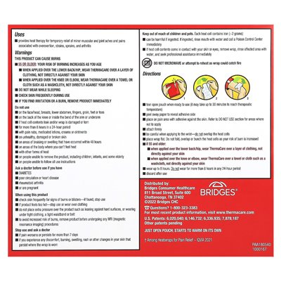 Thermacare, terapia bólu stawów, 4 stawowe wargi cieplne