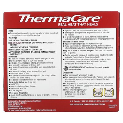 ThermaCare, Terapia Bólu Miesiączkowego, 3 Miesięczne Ogrzewacze ThermaCare, Terapia Bólu Miesiączkowego, 3 Miesięczne Ogrzewacze