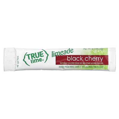 Real Citrus, Real Lime, Limonade, Black Cherry, 10 Packets, 0.11 oz (3 g) each