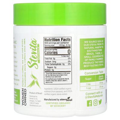 Stevita, Naturals, Bio-Stevia, 16 oz (454 g)
