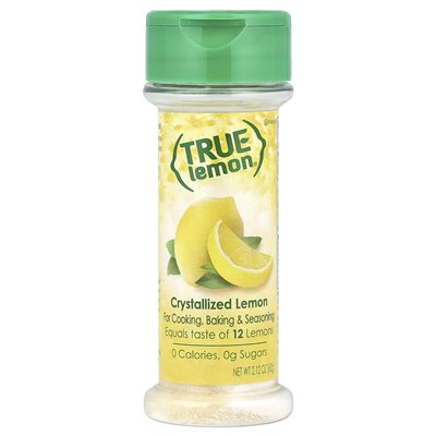 True Citrus, True Lemon®, krystalizowana cytryna, 2,12 uncji (60 g)