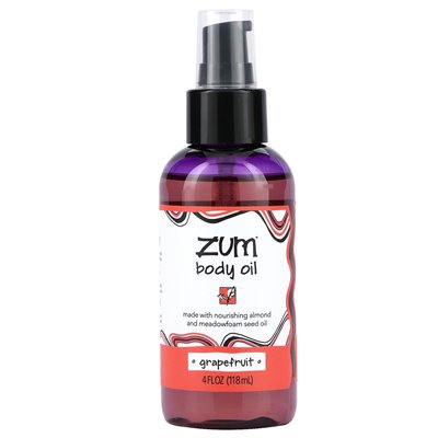 Zum, Zum Body Oil, grejpfrut, 4 fl oz (118 ml)