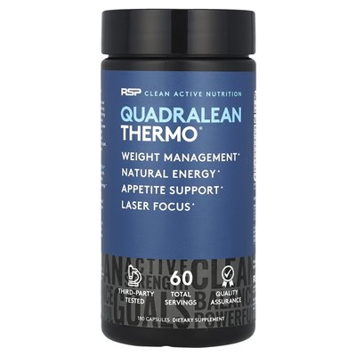RSP Nutrition, Quadralean Thermo®, 180 capsules