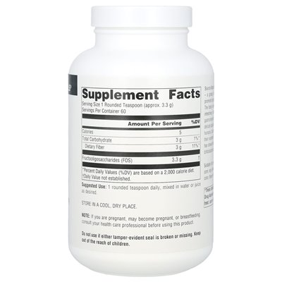 Źródło Naturals, Fos Powder, 7,05 uncji (200 g) Źródło Naturals, Fos Powder, 7,05 uncji (200 g)