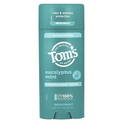 Tom's of Maine, aluminiowy dezodorant, Eukaliptus Mint, 3,25 uncji (92 g)