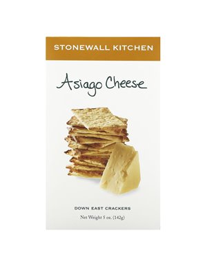 Stonewall Kitchen, Down East Crackers, Asiago Cheese , 5 oz (142 g) Stonewall Kitchen, Down East Crackers, Asiago Cheese , 5 oz (142 g)