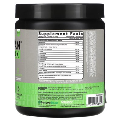 RSP Nutrition, Aminolean Max Energy, Maui-Ananas, 10,21 Unzen (290 g)