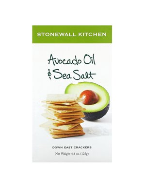 Stonewall Kitchen, Down East Crackers, Avocado Oil & Sea Salt, 4.4 oz (125 g) Stonewall Kitchen, Down East Crackers, Avocado Oil & Sea Salt, 4.4 oz (125 g)