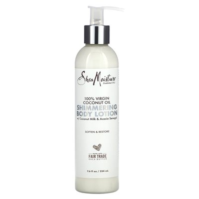 Sheamoisture, 100% dziewiczy olej kokosowy, balsam do ciała, 7,6 fl oz (224 ml)