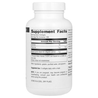 Źródło naturalne, olej z nasion czarnych, 240 softgels