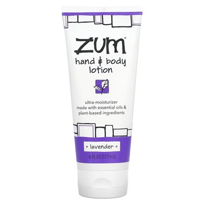 ZUM, Balsam do Rąk i Ciała, Lawenda, 6 uncji fl (177 ml) ZUM, Balsam do Rąk i Ciała, Lawenda, 6 uncji fl (177 ml)