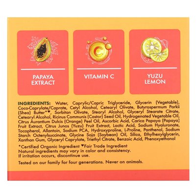 Sheamoisture, jaśniejsze dni do przodu, krem nocny, papa i witamina C w/ yuzu cytryna, 2 uncje (57 g) Sheamoisture, jaśniejsze dni do przodu, krem nocny, papa i witamina C w/ yuzu cytryna, 2 uncje (57 g)