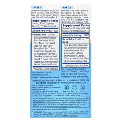 Renewal of Life, Parasmart Cleanse, 14-Day Targeted Cleanse, 2-Piece Renewal of Life, Parasmart Cleanse, 14-Day Targeted Cleanse, 2-Piece