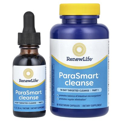 Renewal of Life, Parasmart Cleanse, 14-Day Targeted Cleanse, 2-Piece Renewal of Life, Parasmart Cleanse, 14-Day Targeted Cleanse, 2-Piece