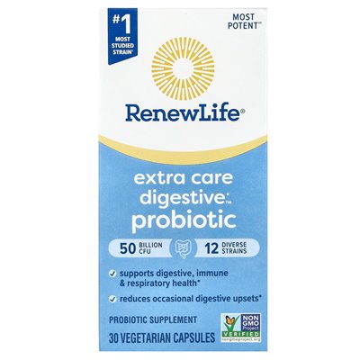 Life Renewal, Extra Care Probiotic, 50 Billion CFU, 30 Vegetarian Capsules