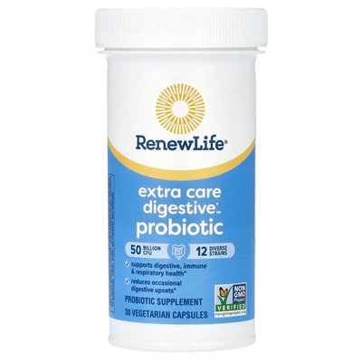 Life Renewal, Extra Care Probiotic, 50 Billion CFU, 30 Vegetarian Capsules