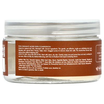 Sheamoisture, Even & Radiant Raw Honey, Daily Exfoliating Toner Pads, 30 Pads