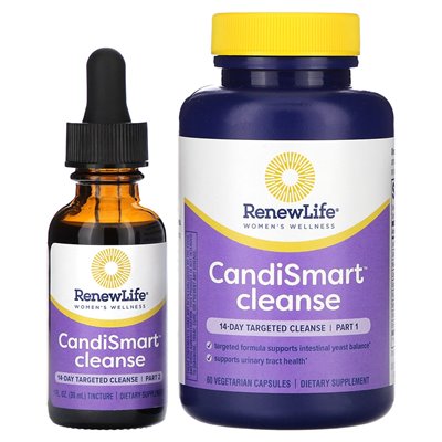 Renew Life, Candismart Cleanse, 14-tägige gezielte Reinigung, 2-teilig