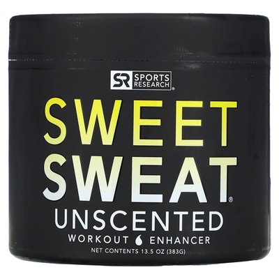 Badania sportowe, Sweet Sweat®, wzmacniacz treningu, bezzapachowy, 13,5 uncji (383 g)