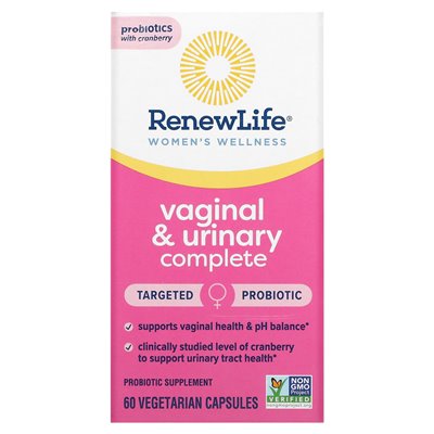 Renew Life, Frauen-Wellness, Vaginal- und Vollurinal, 60 vegetarische Kapseln