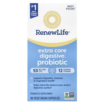 Renew Life, Extra Care Probiotic™, 50 Milliarden KBE, 90 vegetarische Kapseln