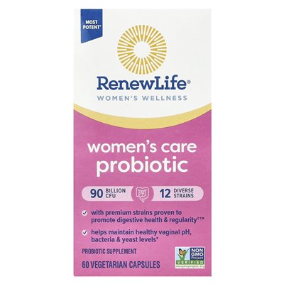 Renew Life, Women‘s Wellness, Probiotikum für Frauen, 90 Milliarden KBE, 60 vegetarische Kapseln