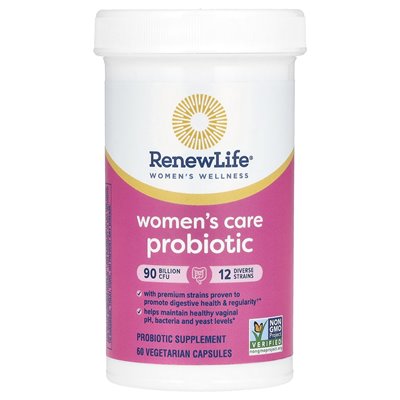 Renew Life, Women‘s Wellness, Probiotikum für Frauen, 90 Milliarden KBE, 60 vegetarische Kapseln