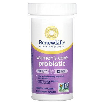 Renew Life, Probiotikum für Frauenpflege, 50 Milliarden KBE, 30 vegetarische Kapseln