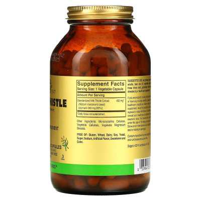 Solgar, Milk Thistle, 250 Vegetable Capsules