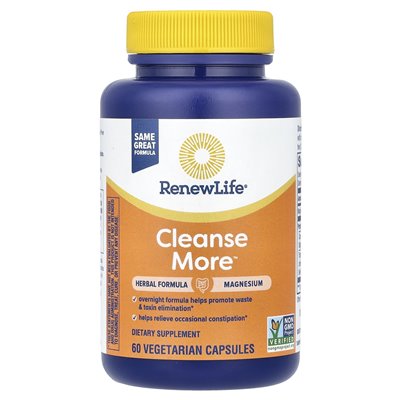 Renew Life, Cleanse More™, 60 Vegetarian Capsules
