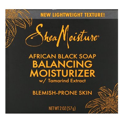 Sheamoisture, afrykańskie czarne mydło, równoważenie kremu nawilżającego, 2 uncje (57 g)
