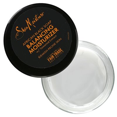 Sheamoisture, afrykańskie czarne mydło, równoważenie kremu nawilżającego, 2 uncje (57 g)